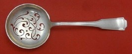 American Chippendale By Frank Smith Sterling Silver Pea Spoon Pierced 8 1/2&quot; - £310.23 GBP
