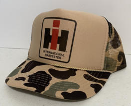 Vintage International Harvester Hat Trucker Hat adjustable Camo Tractor ... - $296.39 MXN