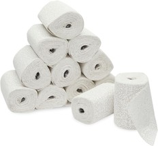 12 Pack Plaster Cloth Gauze Bandage Rolls for Belly Casting, Arts and Crafts (4  - £23.97 GBP