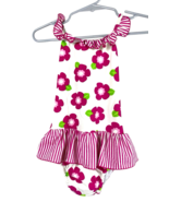 iPlay Swimsuit Toddler Girl 3T White Pink Floral Built in Diaper UPF 50+... - $552.32 MXN