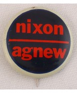 1972 Campaign Button Richard Nixon Spiro Agnew President Republican Party - £3.98 GBP