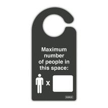 Durus Maximum Capacity Charcoal Door Hanger (100x210mm) - $18.43