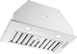 Range Hood Insert 20 Inch Stainless Steel With Baffle Filters, 600 Cfm B... - £231.96 GBP