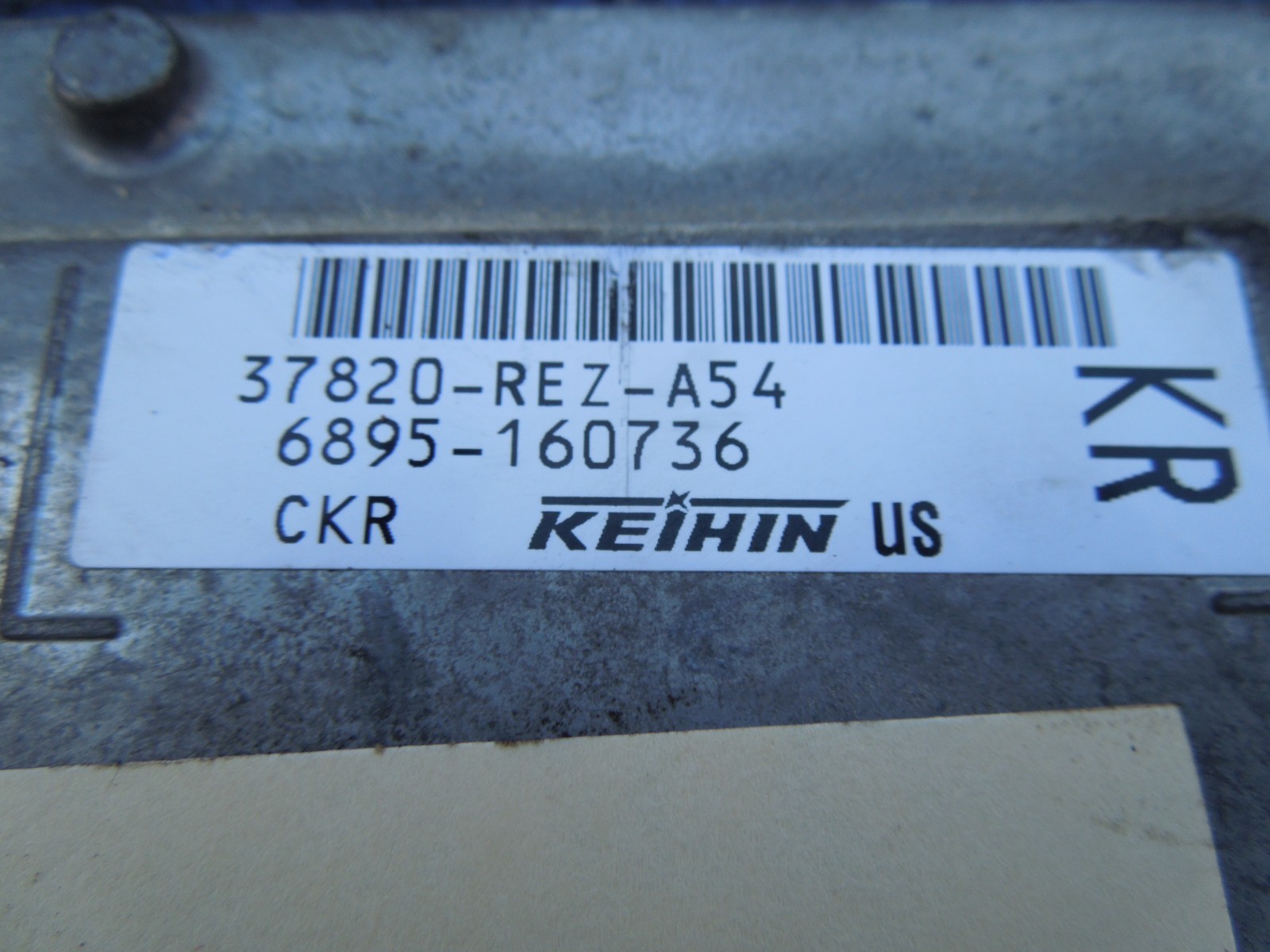 2010 Honda CRV automatic transmission engine computer ECM 37820-REZ-A54 ECU K24 Item image 2