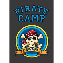 Toland Home Garden 109502 Pirate Camp summer Flag 28x40 Inch Double Sided summer - £25.65 GBP