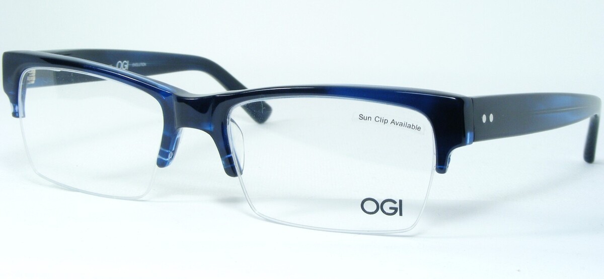OGI EVOLUTION 3117 1469 BLUE TIGER EYEGLASSES GLASSES FRAME 54-18-150mm ... - $59.40