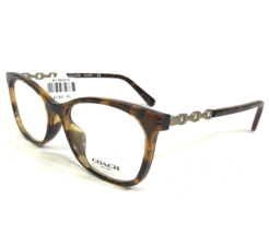 Coach Eyeglasses Frames HC 6127U 5120 Dark Tortoise Brown Gold Cat Eye 5... - $41.82