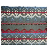 Antique Wool Blanket  Native American Design Camp Cabin Beacon Style 48x56 - $272.25