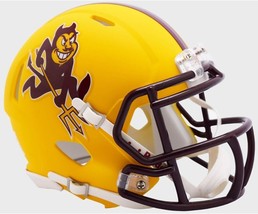 *Sale* Arizona State Sun Devils Sparky Speed Mini Ncaa Football Helmet Riddell! - $31.71