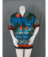 Zany Island Shirt -  From the Caribbean - Sunglasses and Palm Trees -Men... - £30.68 GBP