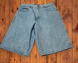 NWT Vintage BHPC Blue Jean Shorts 34 Beverly Hills Polo Club Baggy Y2K USA - £23.70 GBP