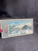Vintage 1962 Advertising Thermometer Glass Calendar 4”x7” Perryville Mo Church - £27.24 GBP