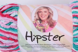 Hipster Yarn Bamboo Rayon Deborah Norville Roses Color Skien Super Soft - £3.13 GBP