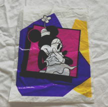 Walt Disney world vintage small plastic bag Minnie mouse graphics on front - $19.75