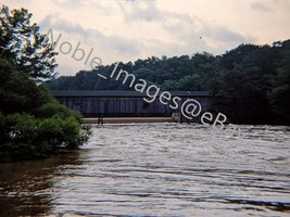 1984 Covered Bridge Near Kingsville Ohio Ektachrome 35mm Slide - £4.28 GBP