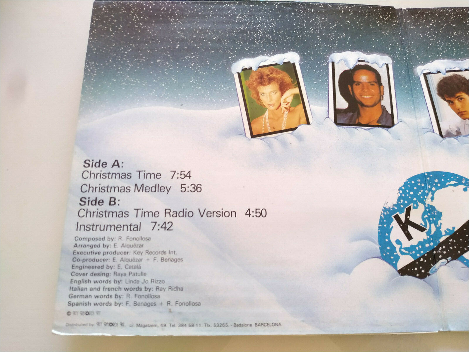 Key Band It ´S Christmas Time 1986 - Maxi LP Clear vinyl 12 " VG/VG Item image 5