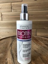 Advanced Clinicals BIOTIN Thicken &amp; Shine Leave -in Hair Treatment 8 floz. NEW! - £18.35 GBP