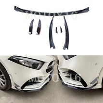 7PCs A35 Style Front Lip Aero Kits Splitter for W177 New A-class A250 A3... - £77.64 GBP