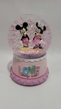 Disney Mickey/Minnie Love Always Wins Musical Water Globe - $56.42