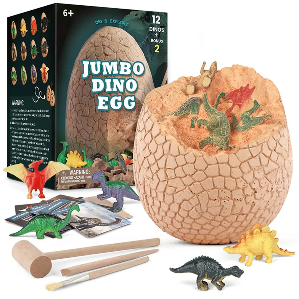 Educational Toy Excavation Giant Dinosaur Egg Simulation Model Archaeological - £23.99 GBP+