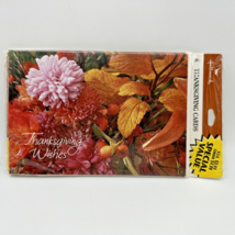 Set of 6 Vintage Hallmark Thanksgiving Wishes Fall Greeting Cards - $12.00