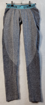 Gymshark Leggings Womes Size XS Gray Nylon Elastic Waist Flat Front Pull On - $24.89