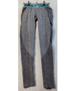 Gymshark Leggings Womes Size XS Gray Nylon Elastic Waist Flat Front Pull On - £19.66 GBP