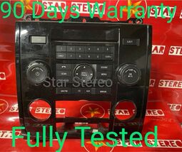 11-12 FORD ESCAPE AM FM CD MP3 SATELLITE RADIO CNTRL BL8T18D822AA OEM FO... - $84.15