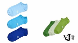 Lot of 2 Hue 3-Pack Color Mood Supersoft Liner Socks, One Size - £7.86 GBP