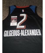 Shai Gilgeous Alexander Signed Autographed OKC Oklahoma Thunder Jersey J... - $1,220.34 CAD