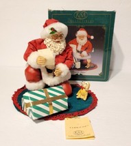 KSA Collectibles Santa &quot; Puppy Love&quot;  with Dog &amp; Present READ - £27.96 GBP