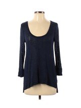 Soft Joie Sweater Womens Size XS Navy Blue Knit Blouse Top 3/4 Sleeve Hi... - $9.73