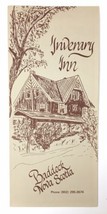 Inverary Inn Baddeck Nova Scotia Vintage Brochure Canada Cape Breton Island - £15.24 GBP