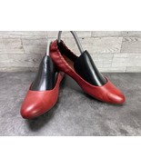 Korks by Kork-Ease Julie Women Shoes Red 8M Leather Slip On Comfort Ball... - $64.95 CAD