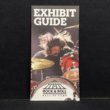 Rock And Roll Hall Of Fame Dave Grohl Foo Exhibit Brochure Cleveland Ohi... - $22.49