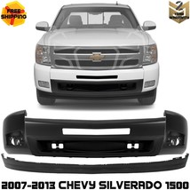 Front Bumper Paintable &amp; Lower Valance For 2007-2013 Chevrolet Silverado 1500 - £259.46 GBP
