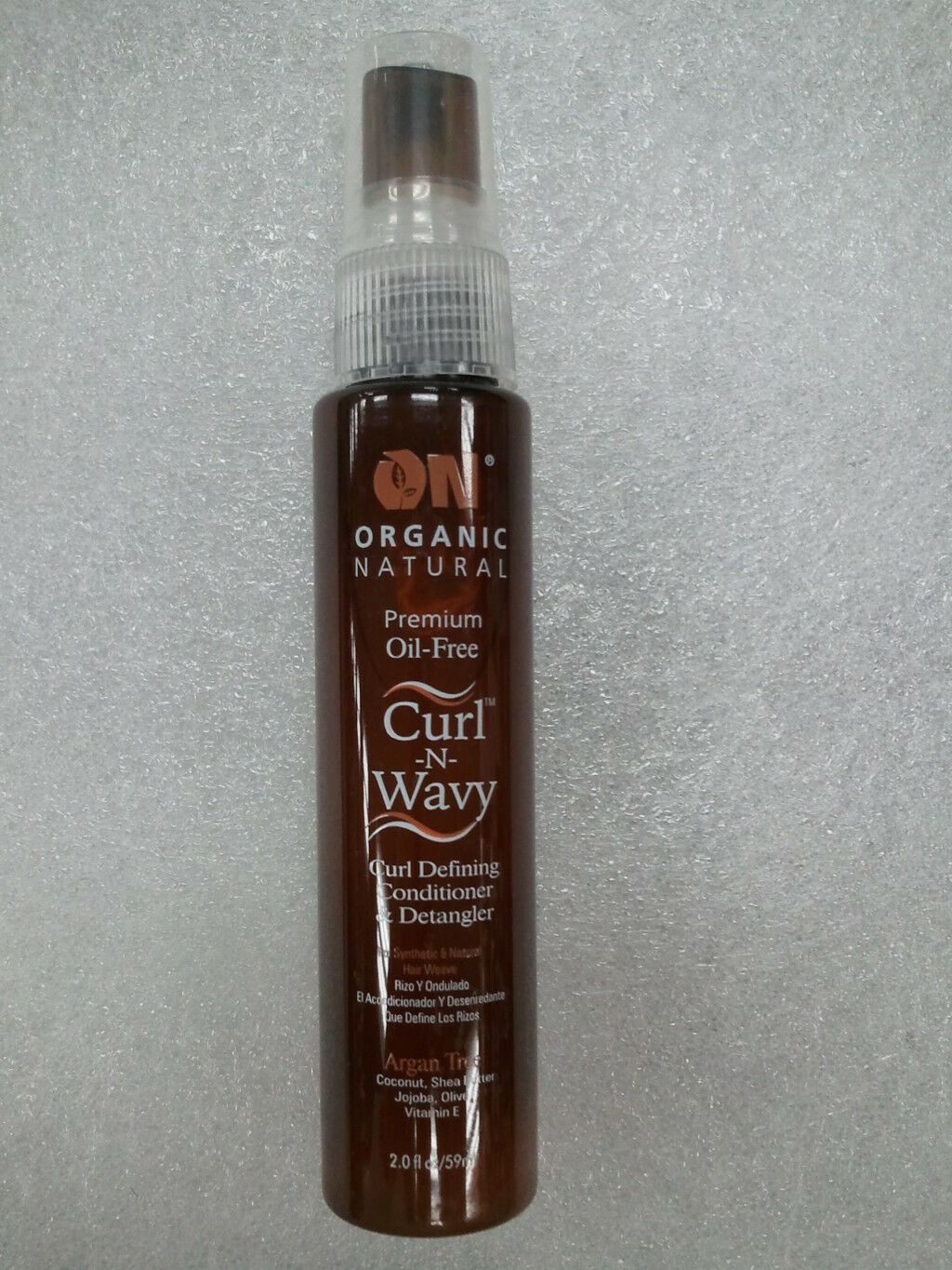 ON  Organic Natural Curl-N-Wavy conditioner &amp; detangler ARGAN TREE 2oz - $2.59