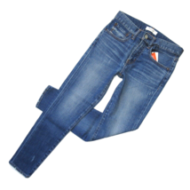 NWT Moussy Vintage Elverson Skinny in Blue Distressed Stretch Jeans 25 $325 - £111.00 GBP