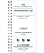 AT-A-GLANCE 2025 Appointment Book Planner Weekly  Pocket Size Refile (70... - $528.15 MXN