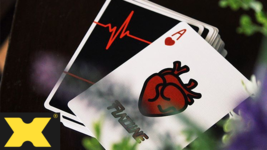 Flatline (Heart beat EKG) Playing Cards by Aspire Cards x Troy P - £10.63 GBP