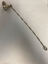 Vintage Sterling Silver Twisted Handle Candle Snuffer #12 21.5g 10” Long - $34.60