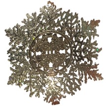 MMA snowflake Christmas  silver tone metropolitan museum of art brooch pin - $53.76