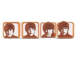 Beatles Heads In Boxes - Embroidered - SEW/IRON On Patch Official Merchandise - £4.88 GBP