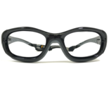Rec Specs Athletic Goggles Frames SLAM XL 210 Shiny Black Gray Strap 55-... - £48.23 GBP