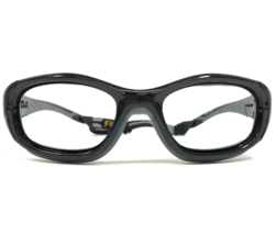 Rec Specs Athletic Goggles Frames SLAM XL 210 Shiny Black Gray Strap 55-... - £48.42 GBP