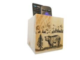 Remote Control Holder  With a Bear Theme / Farmhouse Décor a Great Housewarming - £11.06 GBP