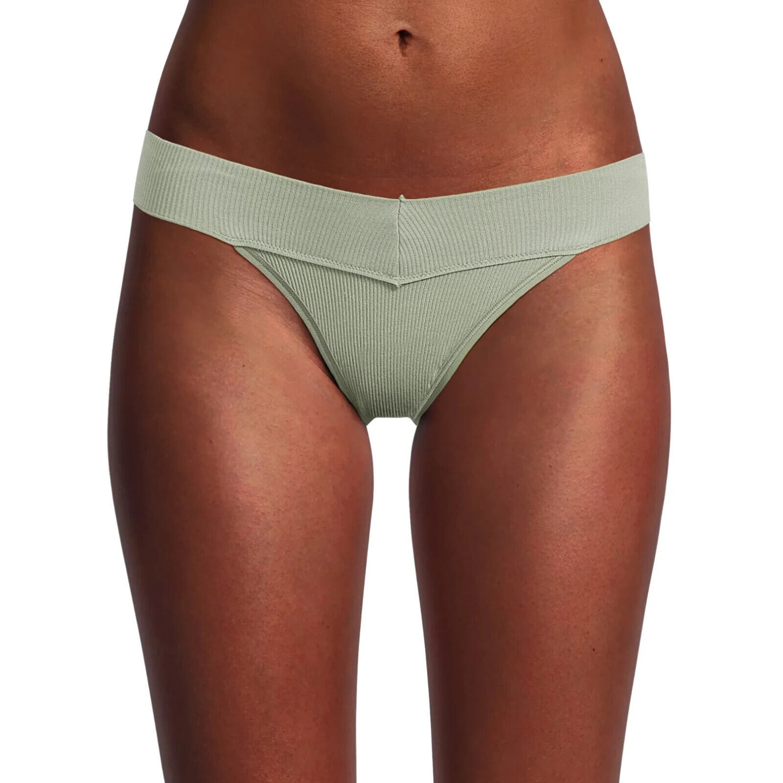 No Boundaries Women&#39;s Seamless Low Rise Bikini Panties Size X-SMALL Sage... - $11.64