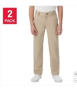 French Toast Boys Girls Pants Tan Khaki 2-Pack Chino Pockets School Uniform - $62.41 CAD