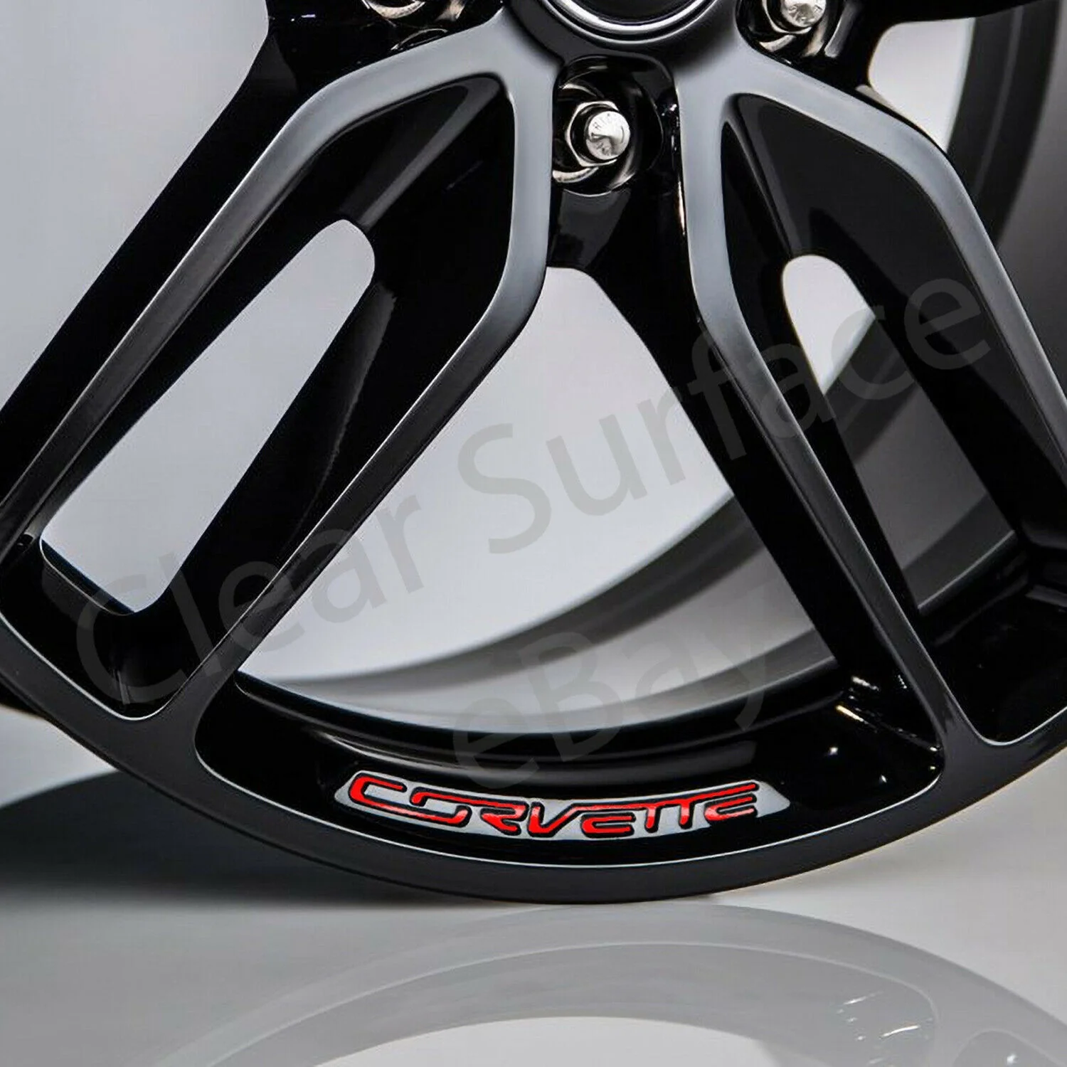 For 1Set/4Pcs Wheel Insert Vinyl Decals Fits C7 Corvette Stingray Z51 Gloss - £75.59 GBP