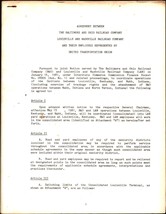 The Louisville &amp; Nashville and Baltimore and Ohio Railroad Agreement 198... - $17.91